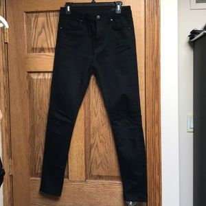 All Saints Black high rise jeans stilt size W30